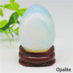 Natural, Polished Crystal Healing Stones With Stand