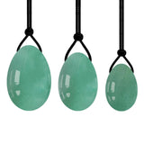 Natural Jade Yoni Eggs for Kegel Exercises to promote Pelvic Floor Muscle Training, Tightening and Vaginal Massage