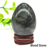 Natural, Polished Crystal Healing Stones With Stand