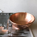 Pure Premium Copper Decorative Serving  Bowl For Your Kitchen
