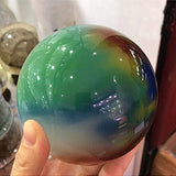 40 / 50 / 60 MM Beautiful Rare Natural Cat's Eye Stone Crystal Quartz Healing Sphere