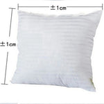 White Cotton Filled Cushion Inserts For Throw Pillow Covers