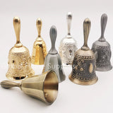 Bring back the bells!!  Hand Sized & Hand Held Assorted Metal Bells. Figured and Smooth Finishes.