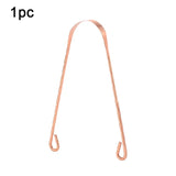 High Quality Ayurvedic Pure Copper Tongue Scraper With Metal Box For Optimal Oral Cleaning and Hygiene (3 Styles)