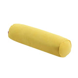 Solid Color Round Bamboo Pillow Bolster for Neck Traction, Maternity, Body Support, Seat Backrest  