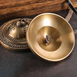 Handmade Brass Nepalese Tingsha Bells With Bag For Yoga Meditation Awakening Sound Healing Clearing