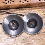 Black Hand-made Copper Tingsha Bells Percussion Instrument