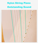 23 String 19 Half Key Solid Spruce Wood With Mahogany Veneer Lyre Harp 
