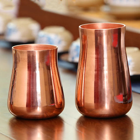 250 & 350 ml Handcrafted Pure Copper Glass / Mug for Moscow Mule, Water Drinkware