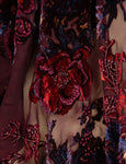 Elegant Velvet Kimono Beach Cover Up, Evening Throw, Shall, Accessory without Tassel