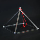 3 - 9 Inch Quartz Crystal Singing Pyramid Sound Healing Instrument for Mind, Body and Spirit