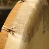 Large Sheepskin and Birchwood Drum for Sound Healing Meditation Ceremony Portable Percussion Musical Instrument