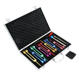 7 Chakra Weighted Tuning Fork Set With Aluminum Box for Healing / Sound Therapy / Meditation