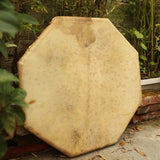 Large Sheepskin and Birchwood Drum for Sound Healing Meditation Ceremony Portable Percussion Musical Instrument