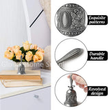 Bring back the bells!!  Hand Sized & Hand Held Assorted Metal Bells. Figured and Smooth Finishes.
