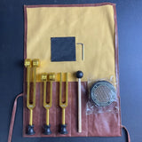 Aluminum Alloy Three-piece Tuning Fork 128HZ 256HZ 512HZ Yoga Meditation Healing Sound Therapy Set