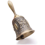 Bring back the bells!!  Hand Sized & Hand Held Assorted Metal Bells. Figured and Smooth Finishes.