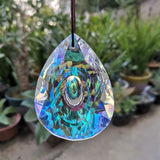 Stunning 76mm AB-Color K9 Crystal Prism Chandelier Suncatcher Designed For Hanging