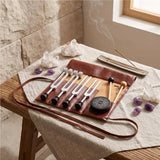 A Power Punch of Healing Frequencies! (128Hz, 136.1Hz, 256Hz, 384Hz) Aluminum Alloy Tuning Fork Set With Activator & Rubber Bases For Sound Therapy and Overall Wellness