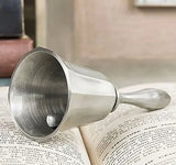 Bring back the bells!!  Hand Sized & Hand Held Assorted Metal Bells. Figured and Smooth Finishes.