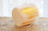 Stunning Hand Painted, Golden Tiger's Eye, Quartz Crystal Singing Bowl & Mallet