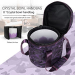 Portable  Padded Crystal Singing Bowl Travelling Storage Carry Case / Bag (8 - 12 inch)