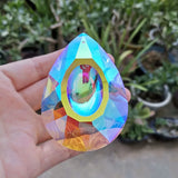 Stunning 76mm AB-Color K9 Crystal Prism Chandelier Suncatcher Designed For Hanging