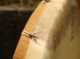 Large Sheepskin and Birchwood Drum for Sound Healing Meditation Ceremony Portable Percussion Musical Instrument