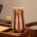 250 & 350 ml Handcrafted Pure Copper Glass / Mug for Moscow Mule, Water Drinkware