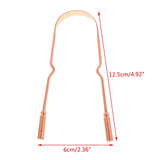 High Quality Ayurvedic Pure Copper Tongue Scraper With Metal Box For Optimal Oral Cleaning and Hygiene (3 Styles)