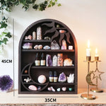 Decorative Bohemian Style Essential Oil Crystal Display Storage Shelf Organizer