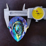 Stunning 76mm AB-Color K9 Crystal Prism Chandelier Suncatcher Designed For Hanging