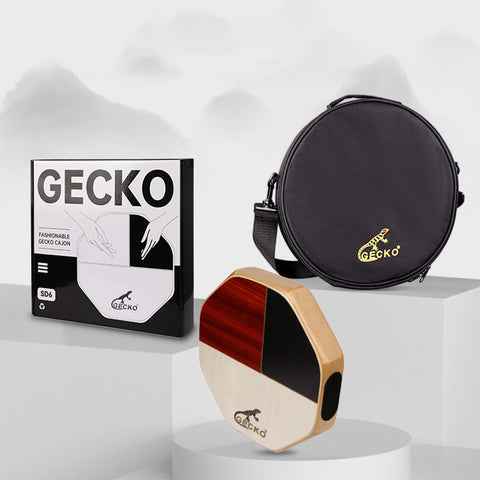 Gecko Cajon Octagonal 3-Color Bongo Snare Portable Hand Drum