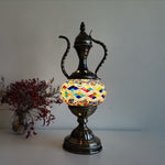 Handcrafted, Turkish Style, Art Deco Mosaic Table Lamp