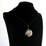Energy Generating, 7 Chakras Orgonite Amulet  / Pendant Necklace  For EMF Protection And Balancing