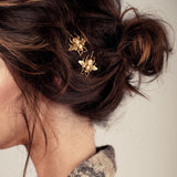 Exquisite & Elegant Gold Bee Fashion Hairpin - Side Clip Hair Accessory