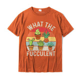 'What the Fucculent' Slim Fitting, Unisex, High Quality Cotton Blend T-Shirt