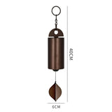 Vintage Metal Heroic Windchime With Deep Resonance Serenity Bell for Outdoor Home And Garden