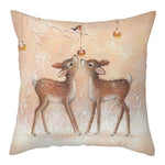 Classic Holiday Animal - Forest Printed Cushion Cover 45x45cm