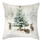 Classic Holiday Animal - Forest Printed Cushion Cover 45x45cm